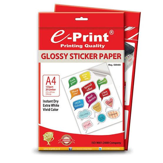 Kertas Sticker